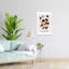 Cute Panda Princess Contemporary Bear Panda Forest Wall Art Print-1451769892