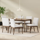 Jevhenas 6 - Person Four Leg Dining Set
