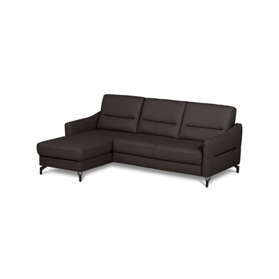 Falkirk Leather Corner Sofabed