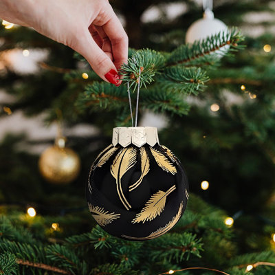 25 pièces de boules de Noël pour arbre de Noël, fête, mariage