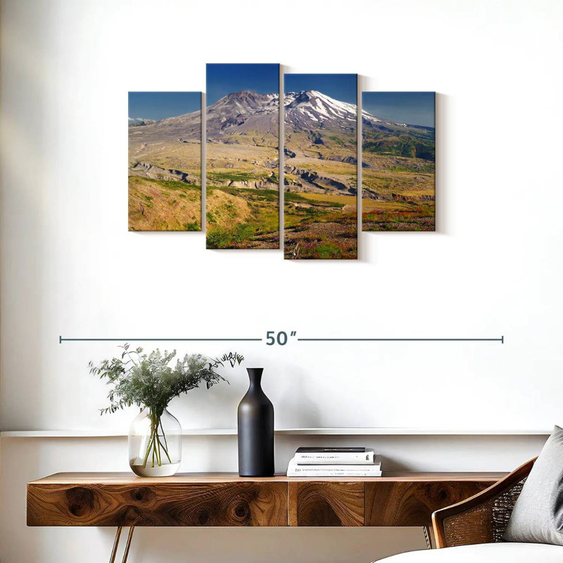 Alvord, paysage du mont St. Helens, H 22 po x l 36 po