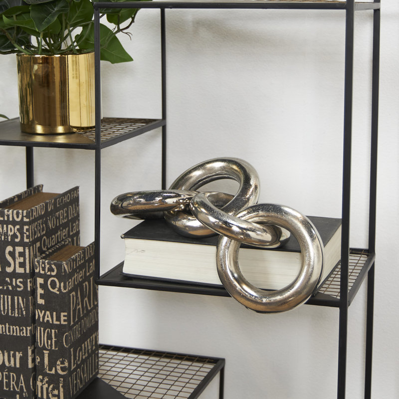 Sculpture moderne en chaîne, Argent
