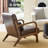 Jabarius Faux Leather Armchair-224800028