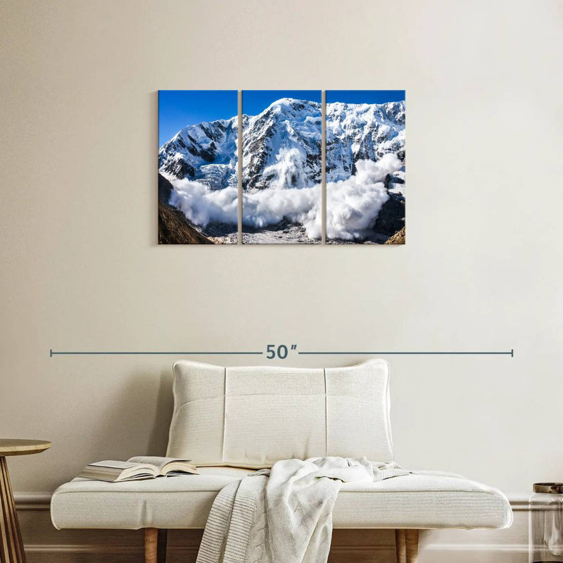 Alvord Avalanche In Shkhara Mountain, 20" H x 33" W