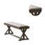 Banc de salle à manger en tissu