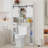 Over The Toilet Storage Toilet Paper Holder Cabinet Freestanding Bathroom Organizer Space-Saving for Bathroom Laundry Room-2033226722