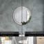 Huldar Glass Flat Wall Mirror