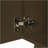 36" Luxury Striped Bathroom Vanity, Soft-Close Dual-Door Storage & Premium Ceramic Sink, Dark Brown