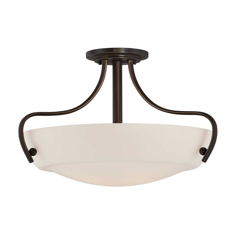 Vandeventer Glass Semi Flush Mount