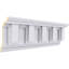 Moulure couronnée Nouveau: H 8 1/2 po x P 5 po x P 9 7/8 po x L 94 1/2 po (répétition 5 7/8 po)