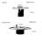 Light luxury triangle marble coffee table