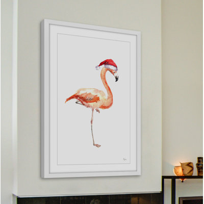 " Christmas Flamingo " by Eyre Tarney