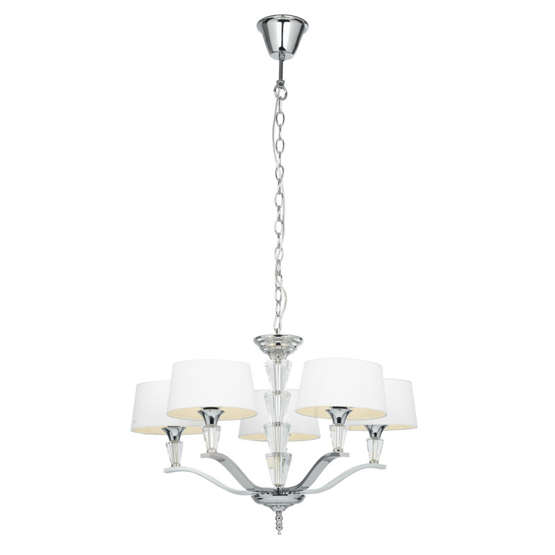 Galilee 5 - Light Shaded Chandelier