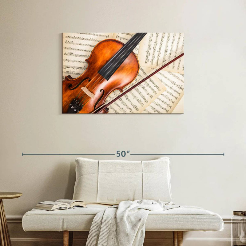 Abarca Violin, 24" H x 36" W