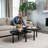 Maven Lane Sonia Wooden Nesting Coffee Tables