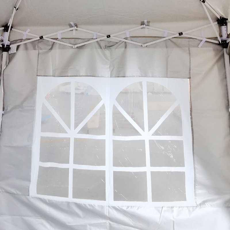 Aeri Grey Fabric Side Wall for Gazebo