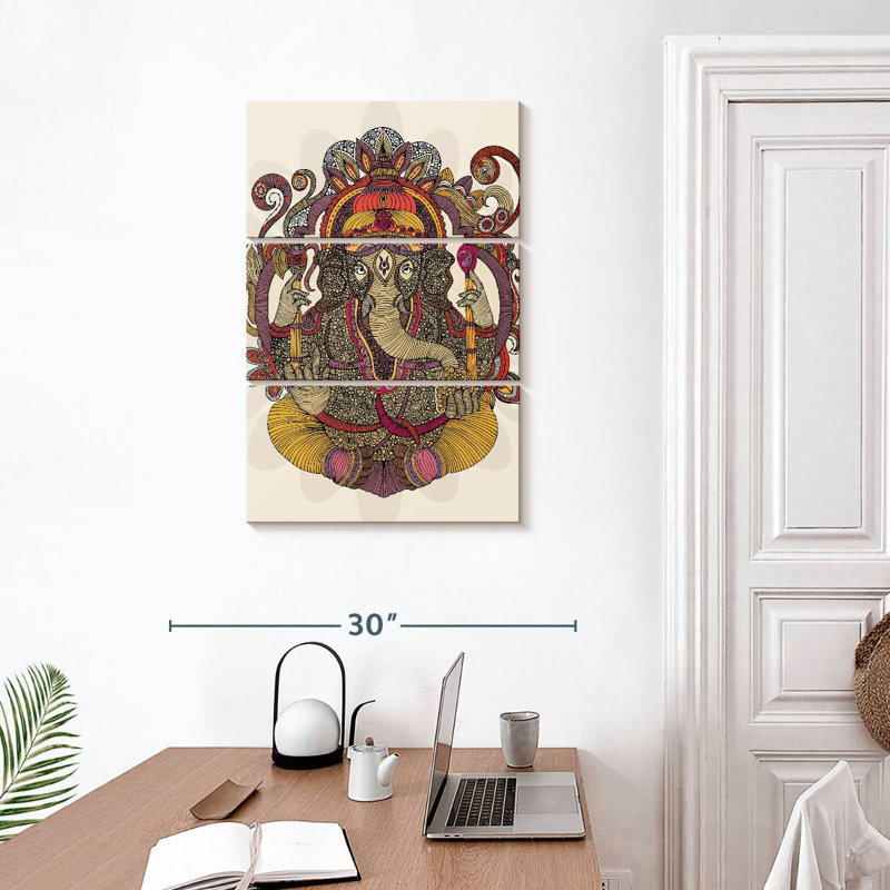 Couleurs Adella Ganesha, H 32 po x l 20 po