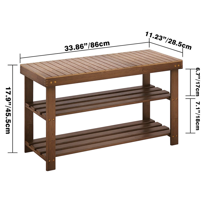 Premium Wooden Shoe Cabinet For Home, Natural