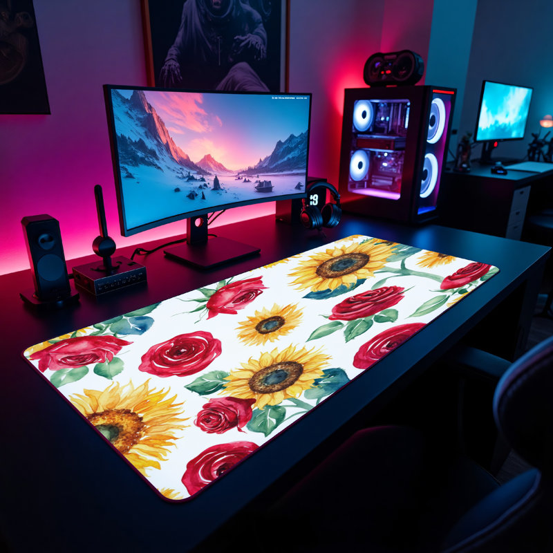 Polyester Desk Pad, 31.5x15.5