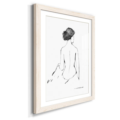 " Sketchy Silhouette II " Painting Print