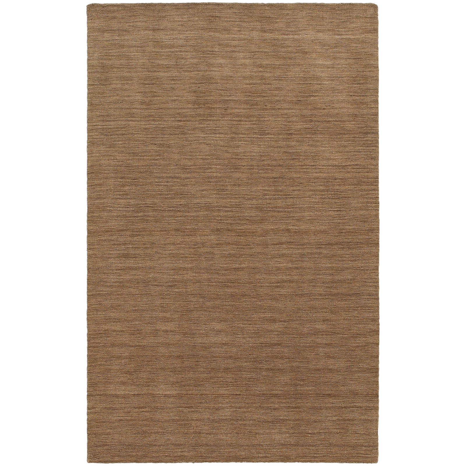 Nala Tan Hand-Tufted Wool Rug, Rectangle 8' x 10'