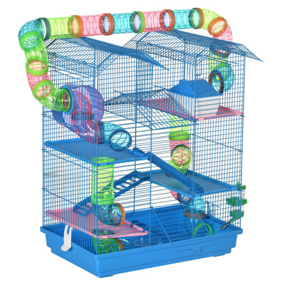 Ming Small Animal Cage with Ramp