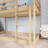 Wood Frame Twin Over Twin Size House-Shaped-Bunk Bed With Ladder,Guardrails-1453162269