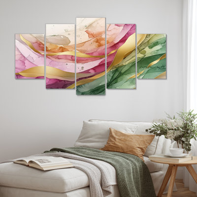 Carlton - Liquid Ink Abstract Wall Decor - Modern Wall Art