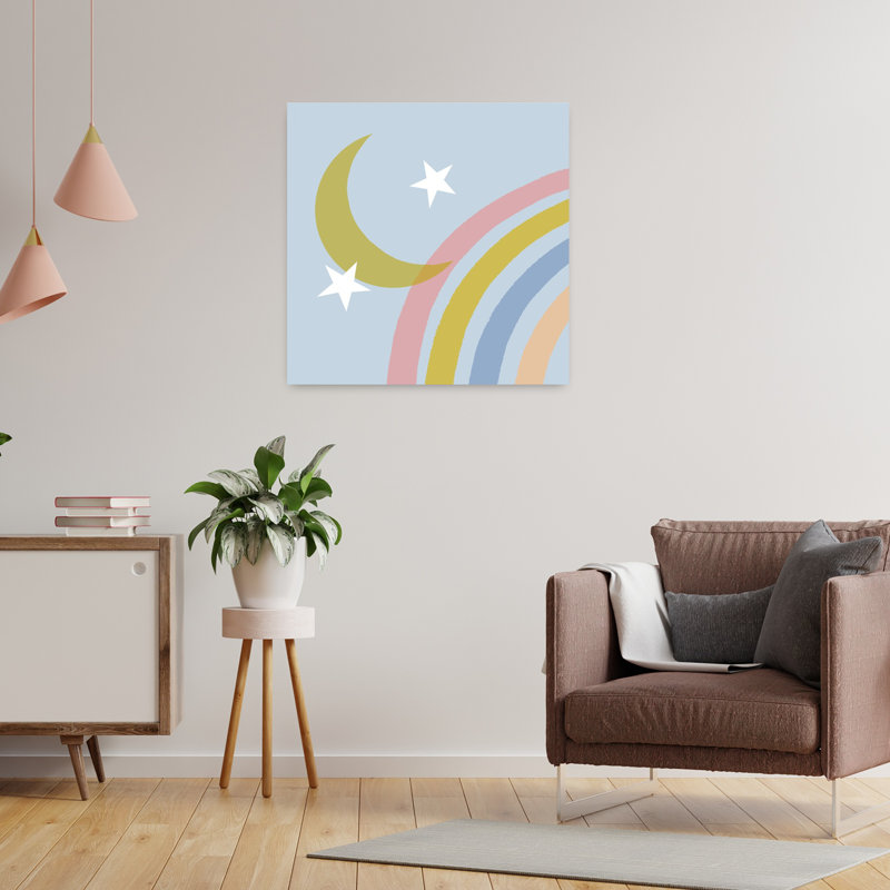 Doux rêves, paysage contemporain, art naturel, H 24 po x l 24 po