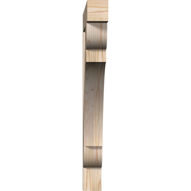 Support de bloc olympique, H 34 po x P 34 po, Sapin Douglas de 3 1/2 po (lisse)