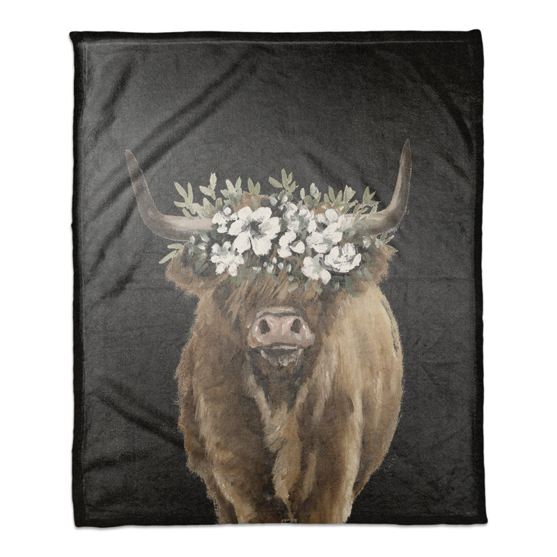 Jeté Highland Cow Portrait