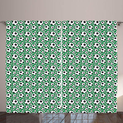 Polyester Semi Sheer Curtain/Drape Pair