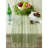 Braided Stripe Table Runner - Antique Green -  Farmhouse / Braided Table Decor