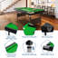 Table de billard pliable et portable avec boules, 2 queues de billard, craie et brosse, idéale pour la maison et la salle de jeux.-134701957-134701958