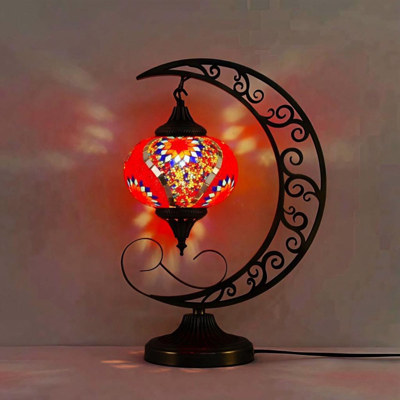Lampe de table en verre teinté Turkish