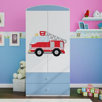 Kinderkleiderschrank Feuerwehr