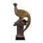 Julius PHEASANT 37cm Carved Wood Effect