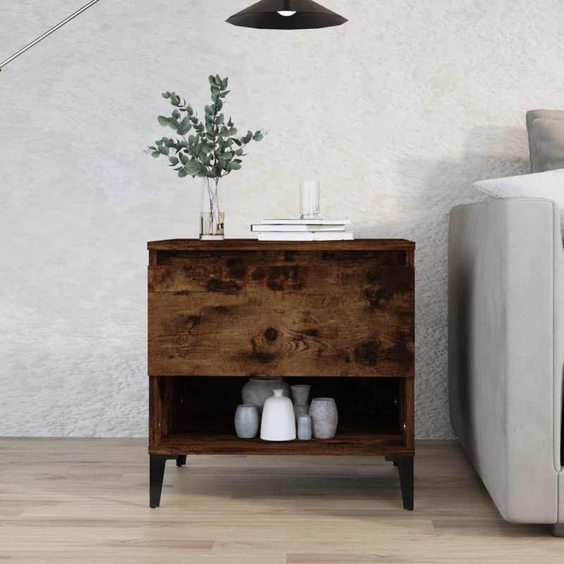 Nylan End Table, Smoked Oak