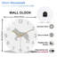 Horloge murale loup 12 po