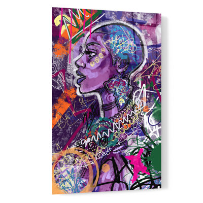  «Black is Love» par Justin Copeland, art mural en verre acrylique, 16 po x 24 po