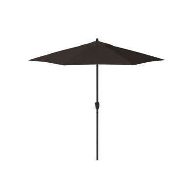 Parasol de marché en aluminium 7,5 pi avec manivelle et inclinaison Pacifica