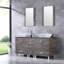 Ensemble de meuble-lavabo double 61,5 po avec miroir Barbonne