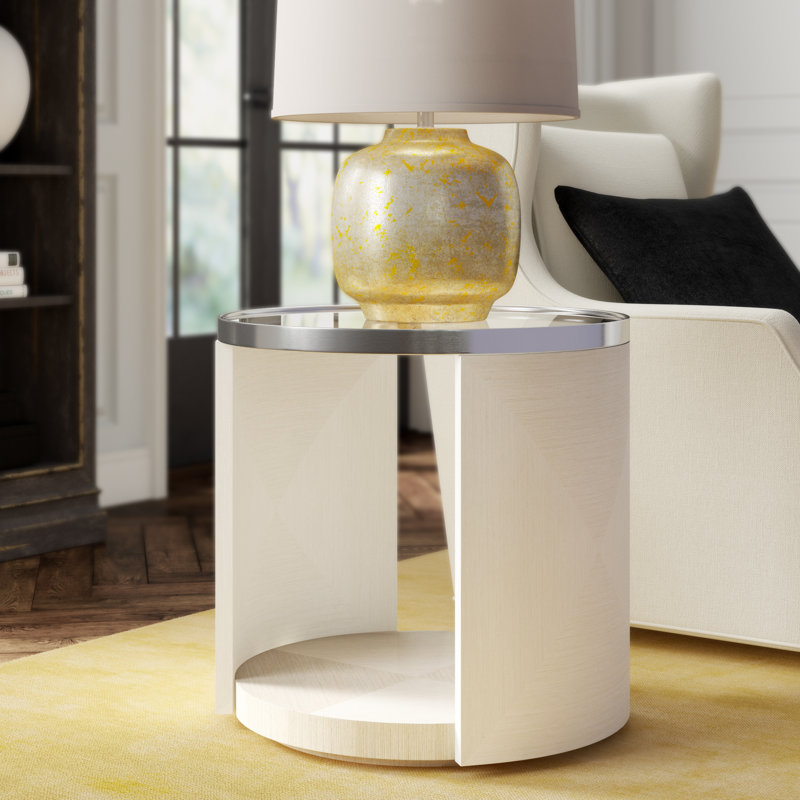 Axiom Glass End Table
