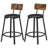 Upholstered Counter Stool with Metal Frame-112015887