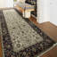 Tapis ivoire et noir noué à la main de haute qualité