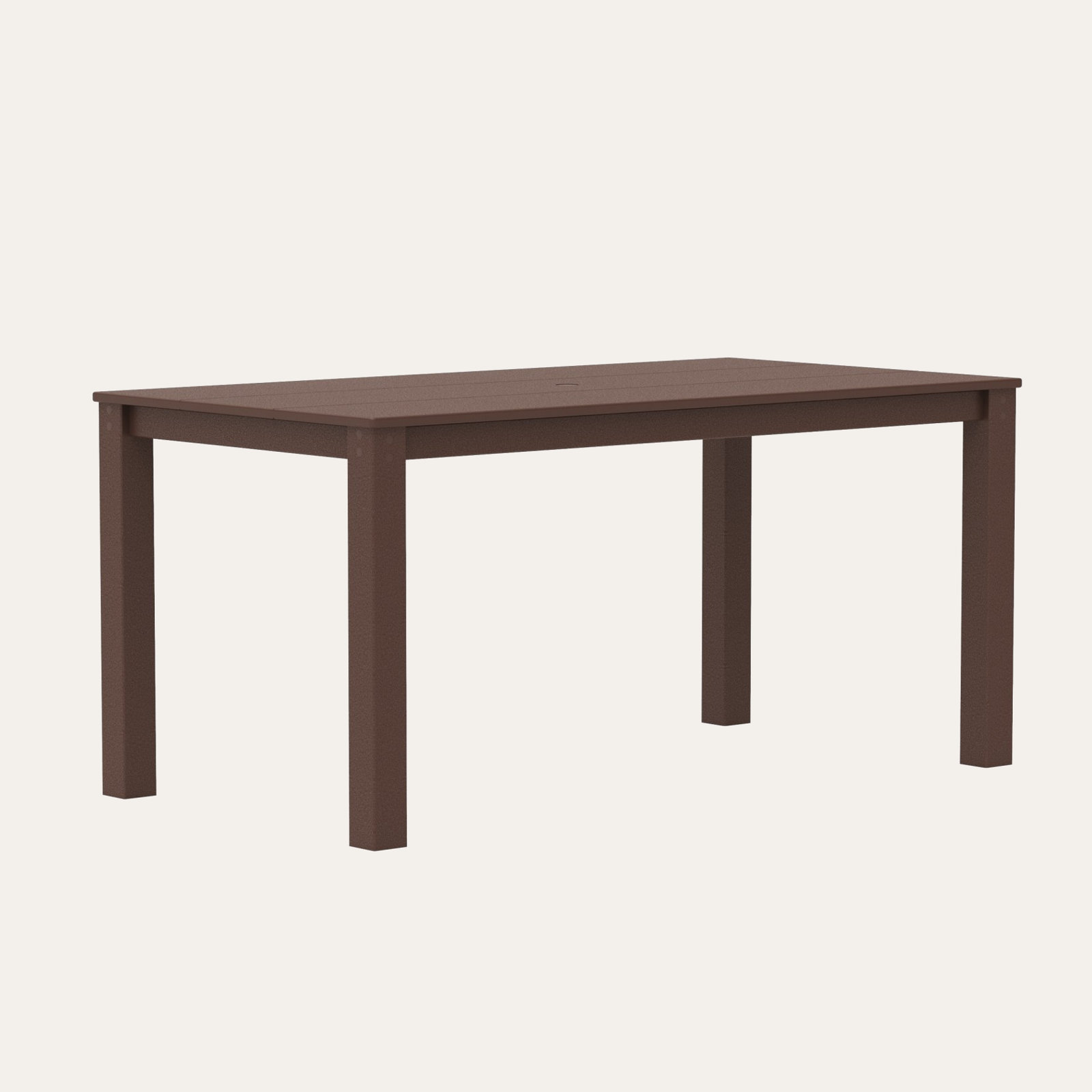 POLYWOOD® Studio 34" Patio Dining Table, Mahogany