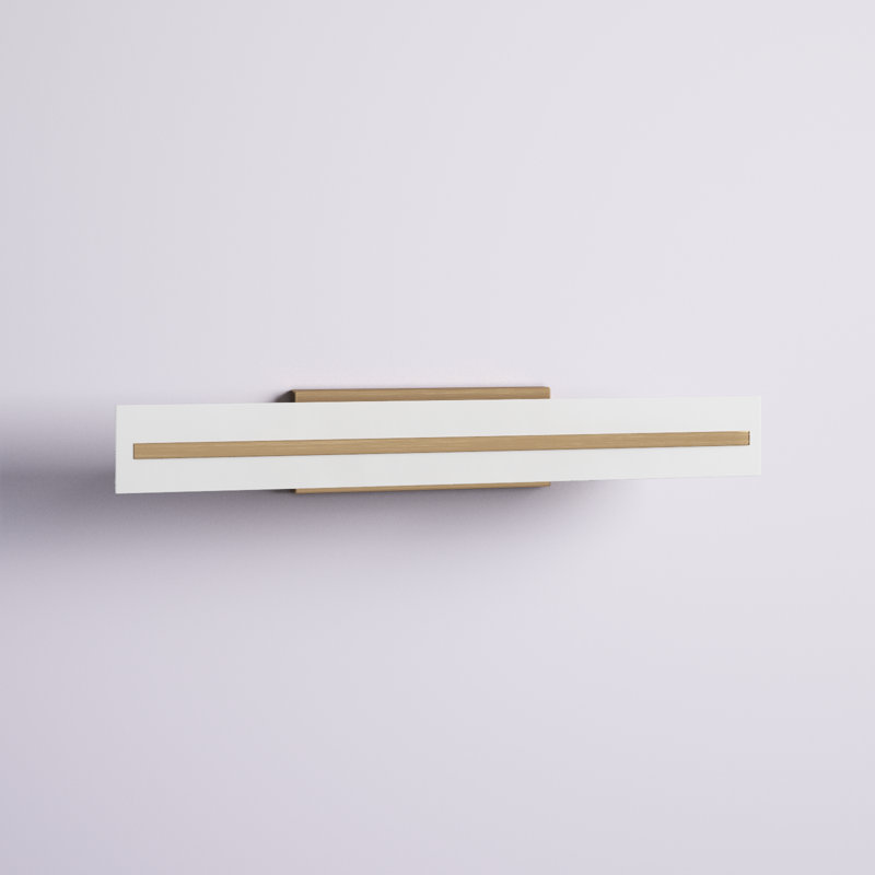 Dimmable Vanity Light, Brushed Nickel, 4.75"H x 29.88"W x 4.88"D, 3