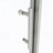 56-60" W x 71" H Piovt Swing Glass Shower Door,Pivot Frame Sliding Shower Door with 1/4"(6mm) Clear Tempered Glass, Shower Doors,Reversible Installation-112636592