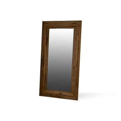 Miroirs pleine longueur rectangulaires en bois massif