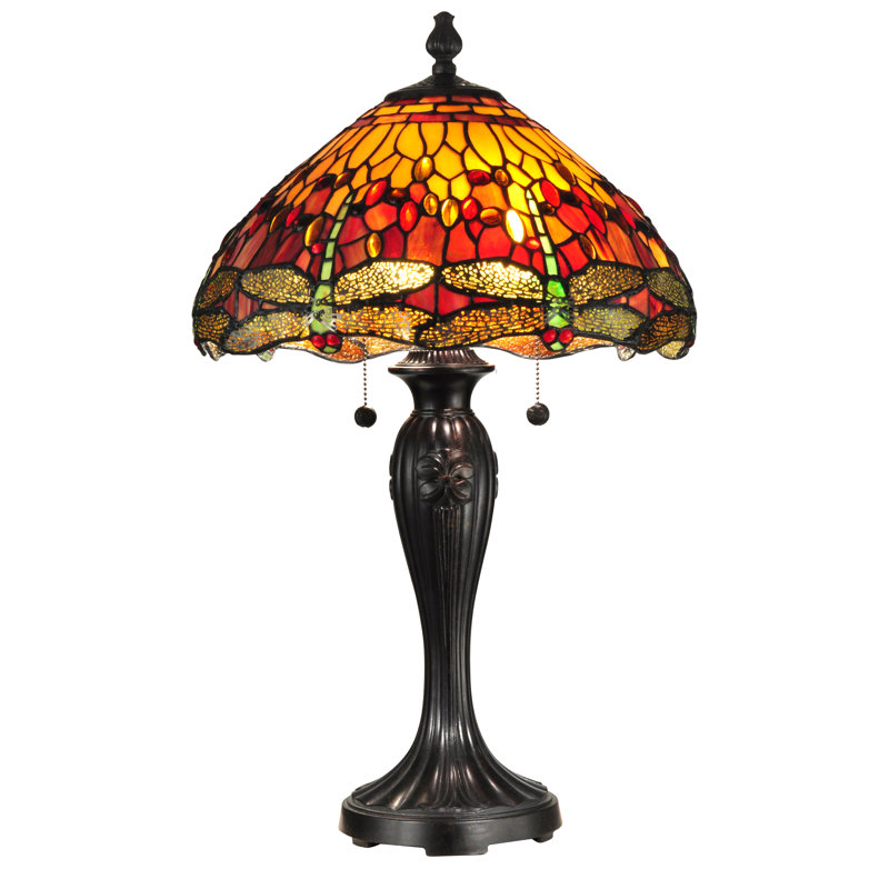 Lampe de table libellule 27 po Parra